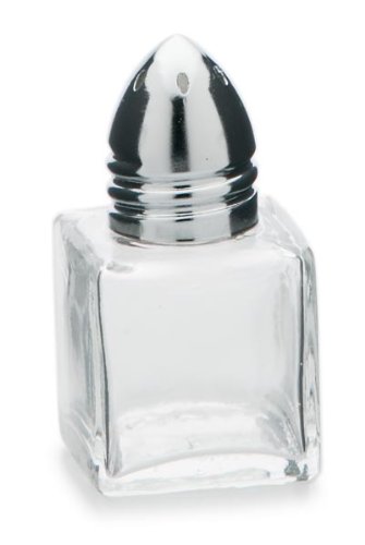 Shaker Mini Cube 1/2 oz Salt & Pepper Shaker