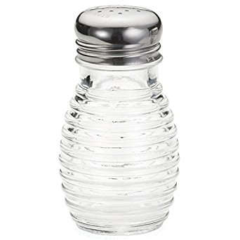 Tablecraft Beehive Collection Glass 2 Oz Salt / Pepper Shakers