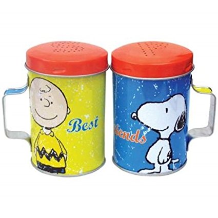 WL SS-WL-20791 Snoopy & Charlie Brown Colorful Salt & Pepper Shakers