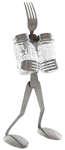 Forked Up Art F01 Fork Salt and Pepper Stand Table Topper