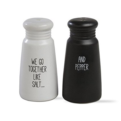 We Go Together Salt & Pepper Shaker Set