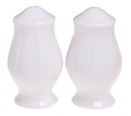 Mikasa Antique White Salt and Pepper Shaker Set