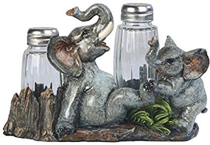 StealStreet SS-G-54345 Elephant Playing with Child Salt and Pepper Shaker, 7