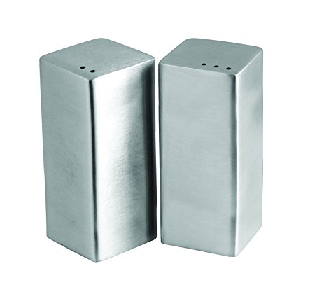 Arcata, Square Salt & Pepper Shaker Set, 1 1/8