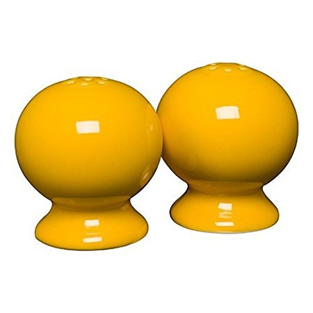 Homer Laughlin 497-342 Classic Fiesta Salt and Pepper Shaker Set, Daffodil