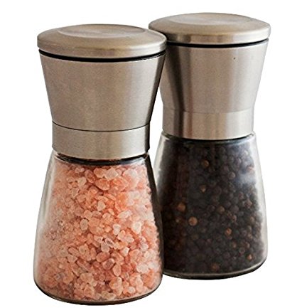 Pepper Grinder - Salt and Pepper Grinders and Mills made from premium stainless steel and glass material.